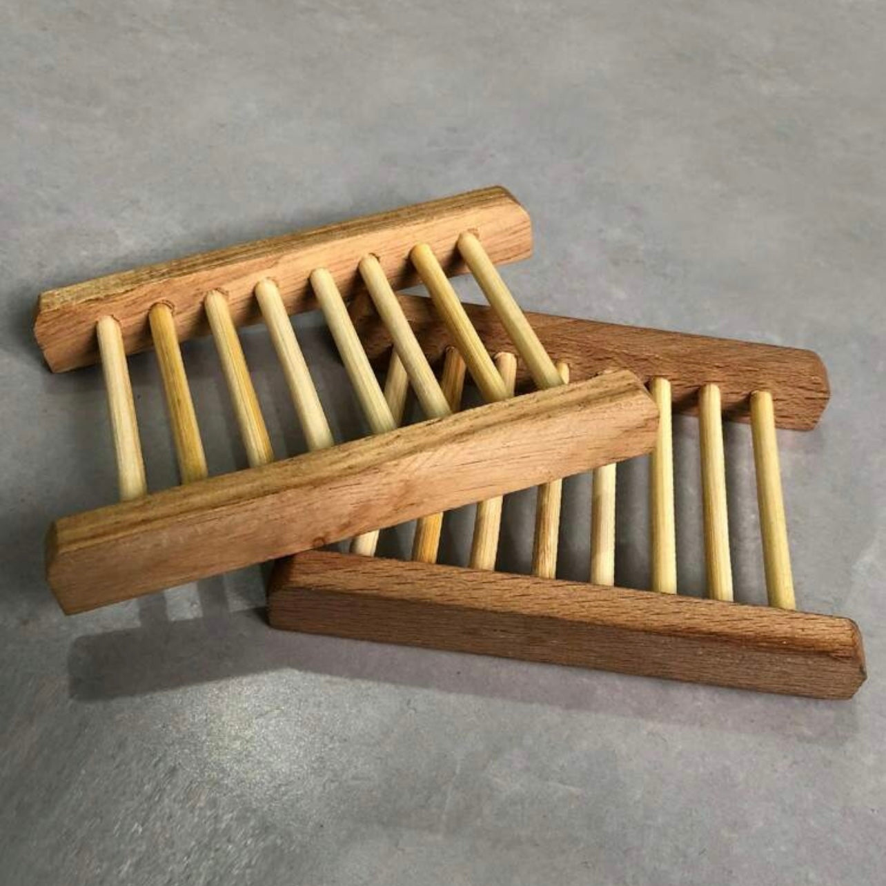 Jabonera de madera